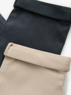 Marine/Pierre - Lot de 2 pantalons chino stretch (3mois-7ans)