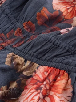 Marine/Rose - Combinaison à épaules dénudées