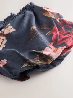 Marine/Rose - Combinaison à épaules dénudées