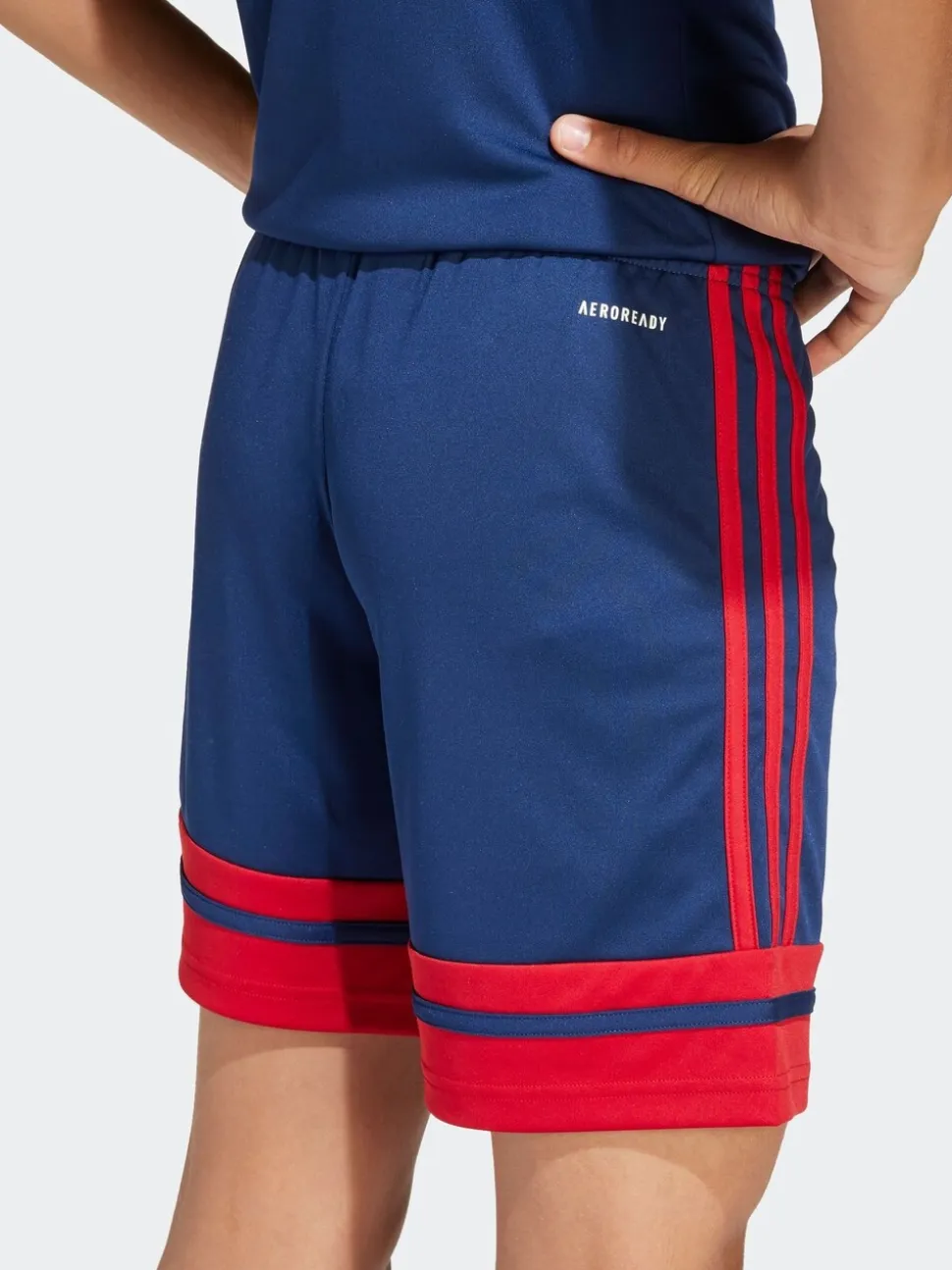 Marine/Rouge - adidas Squadra 25 Kids Shorts