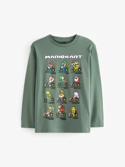 Mario vert kart - T-shirt à manches longues Gaming (3-16ans)
