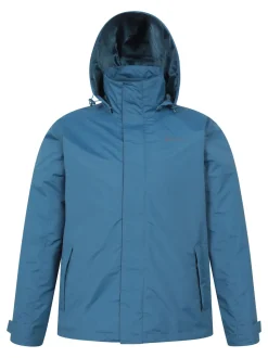 Marl bleu - Mountain Warehouse Mens Fell 3-In-1 Veste résistante à l'eau