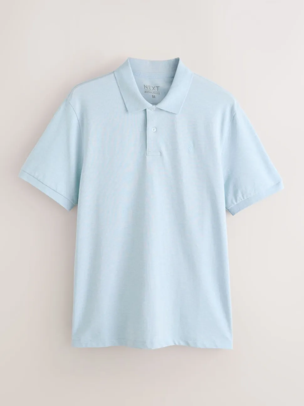 Marl bleu clair - Slim Fit (Slim Fit) - Polo Manches courtes Pique