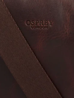 Marron - Besace OSPREY LONDON Carter en cuir petit format