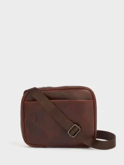 Marron - Besace OSPREY LONDON Carter en cuir petit format