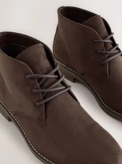 Marron - Bottes Chukka