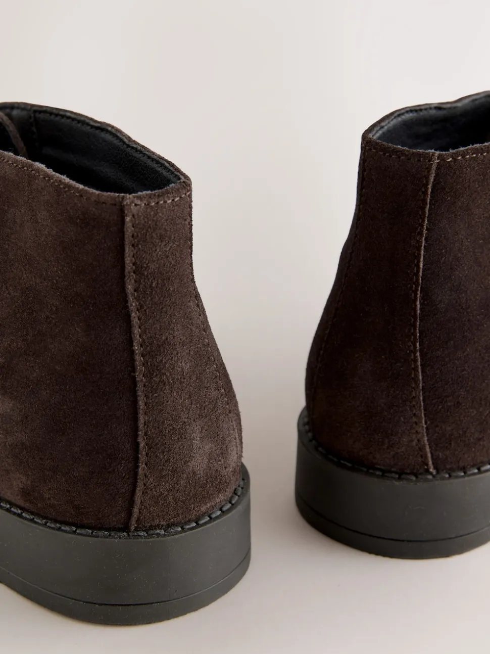 Marron - Bottes Chukka en daim