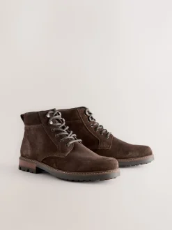 Marron - bottes en cuir