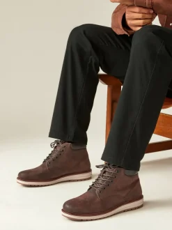 Marron - bottes en cuir
