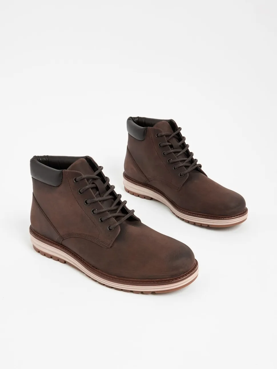 Marron - bottes en cuir