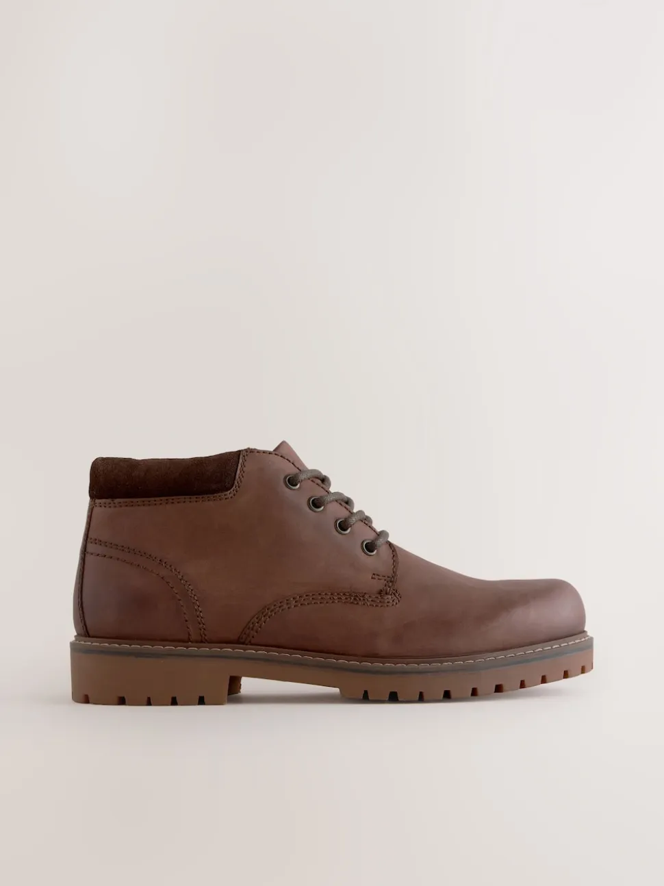 Marron - Bottes en cuir résistantes