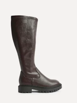 Marron - Bottes extensibles Linzi Hallie hautes