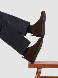 Marron - Bottes Jones Bootmaker Dane en cuir à lacets