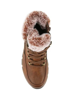 Marron - Bottes météo Pavers imperméables coupe large