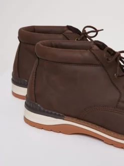 Marron - Bottes Threadbare à lacets