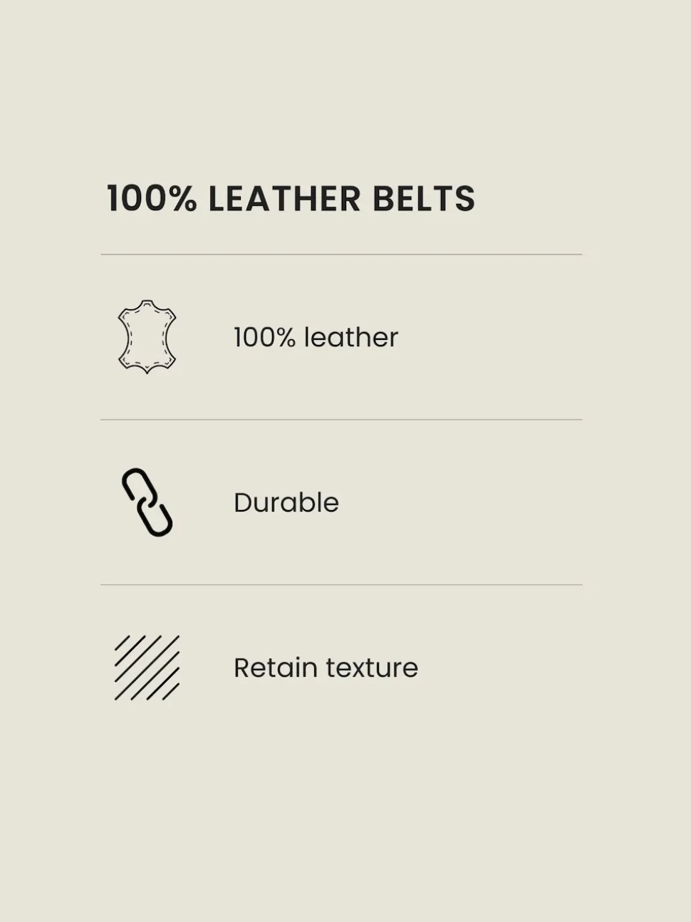 Marron - Ceinture en cuir tressé