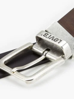 Marron - Ceinture Levi's® en cuir réversible