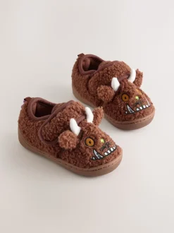 Marron - Chaussons Gruffalo à semelle coupée