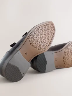 Marron - Chaussures Double Monk