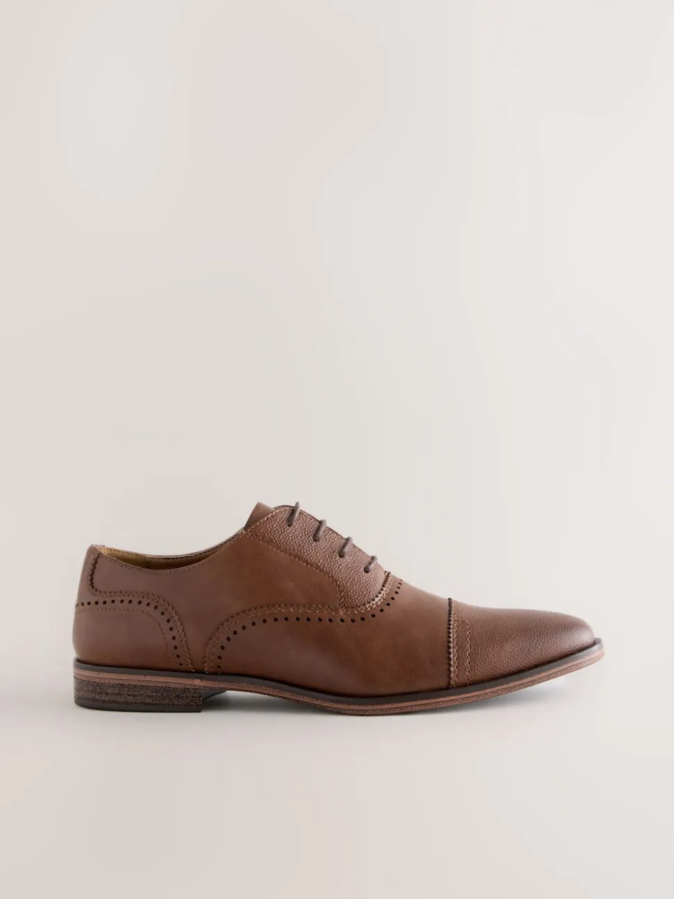 Marron - Chaussures Oxford à bout ouvert