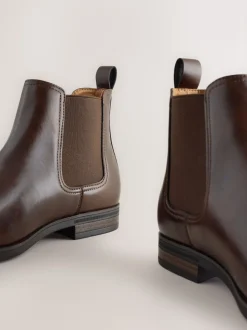 Marron - Chelsea Boots