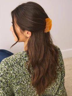 Marron - Croissant Hair Claw Clip
