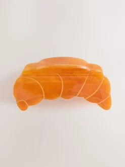 Marron - Croissant Hair Claw Clip