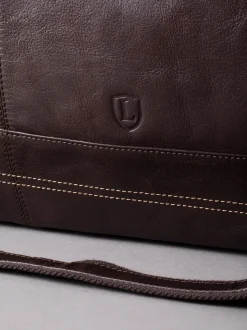 Marron - Fourre-tout Keswick en cuir Lakeland