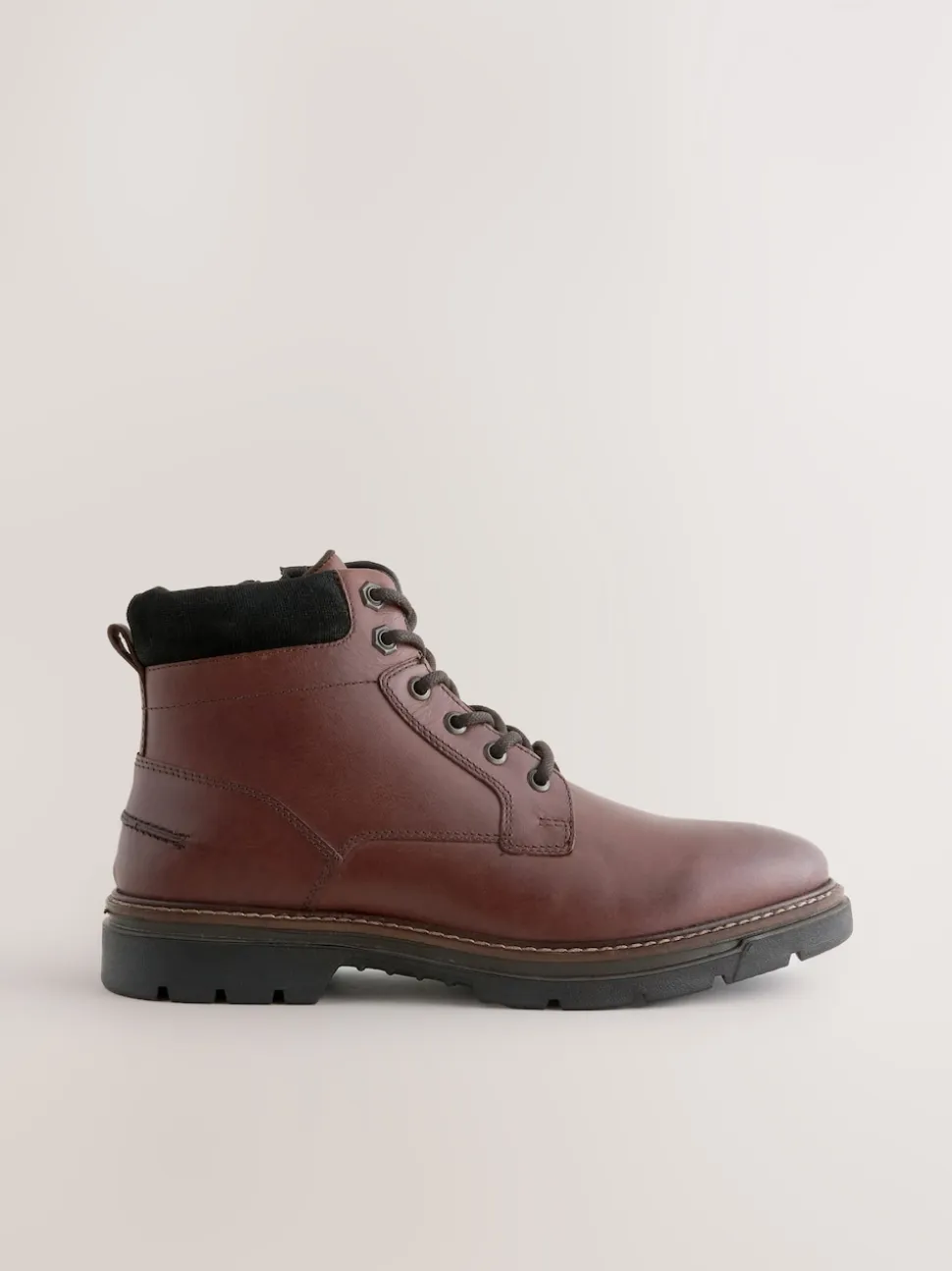 Marron - Grandes Bottes zippées en cuir