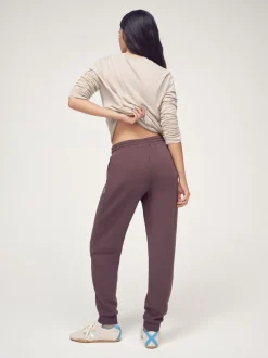 Marron - Jogging OSIA à poignets