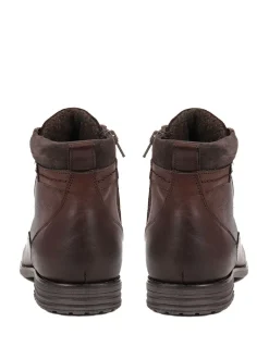 Marron - Jones Bootmaker Docklands Dentelle Bottes/Bottines en cuir