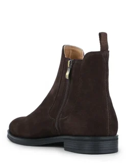 Marron - Jones Bootmaker Gibson Bottes Chelsea en cuir coupe large