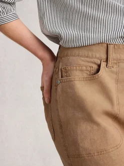 Marron - Jupe White Stuff Tia Chinos