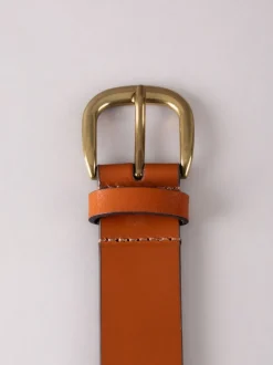 Marron - Lakeland Leather Sandale Studded Belt (ceinture cloutée en cuir)