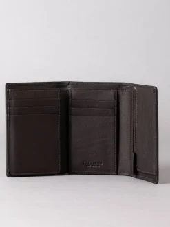 Marron - Lakeland portefeuille Bowston en cuir à trois plis