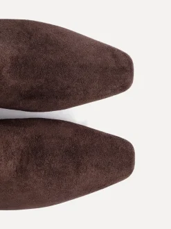 Marron - Linzi Bottes Ritual à talons chaton Chelsea