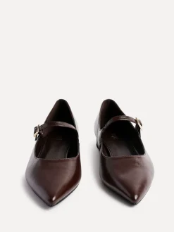 Marron - Linzi Seattle Chaussures plates Mary Jane à bout pointu