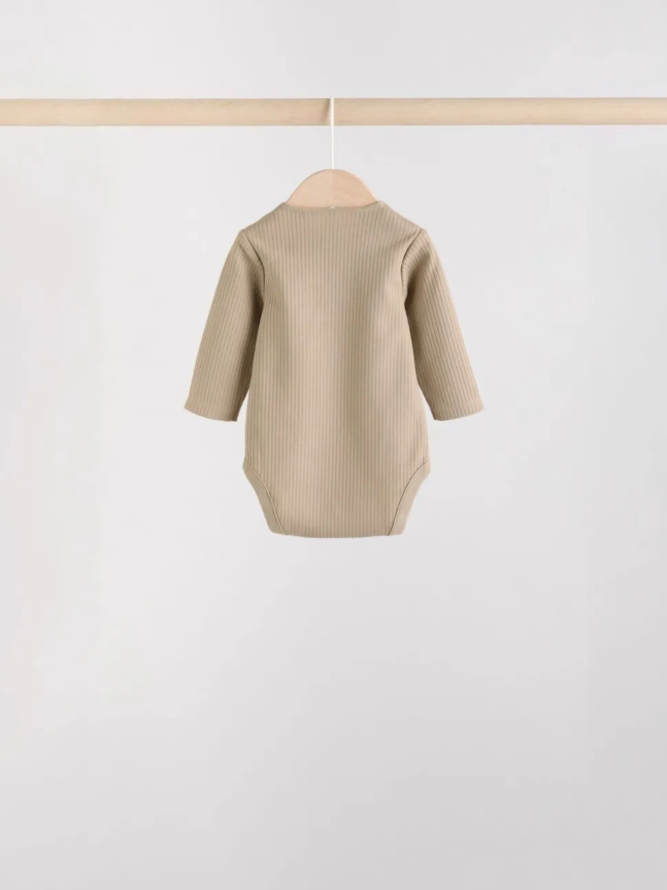 Marron - Lot de 5 bodies bébé à manches longues