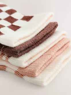Marron - Lot de 5 chaussettes pour bébé (0mois-2ans)