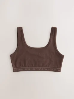 Marron - Lot de 3 crop tops (5-16 ans)