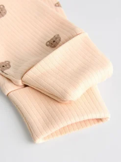 Marron - Lot de 4 dors-bien bébé à fermeture éclair bidirectionnelle (0mois -2ans)