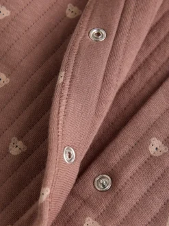 Marron - Lot de 2 dors-bien ours matelassés bébé