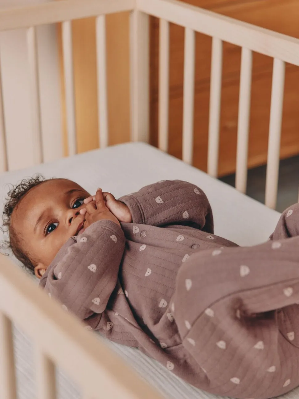 Marron - Lot de 2 dors-bien ours matelassés bébé