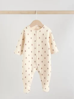 Marron - Lot de 2 dors-bien ours matelassés bébé