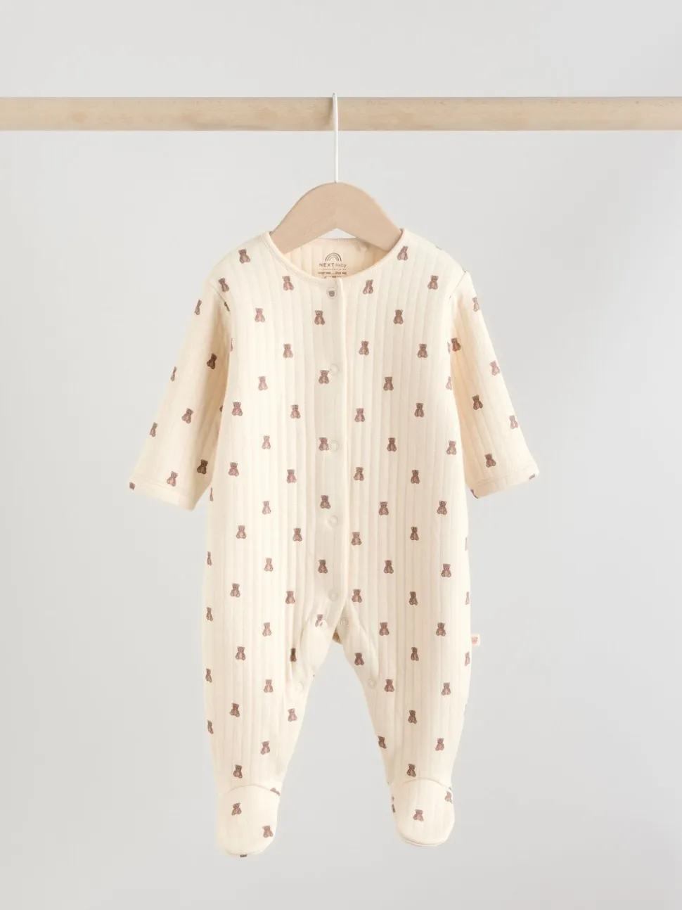 Marron - Lot de 2 dors-bien ours matelassés bébé