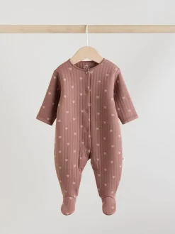 Marron - Lot de 2 dors-bien ours matelassés bébé