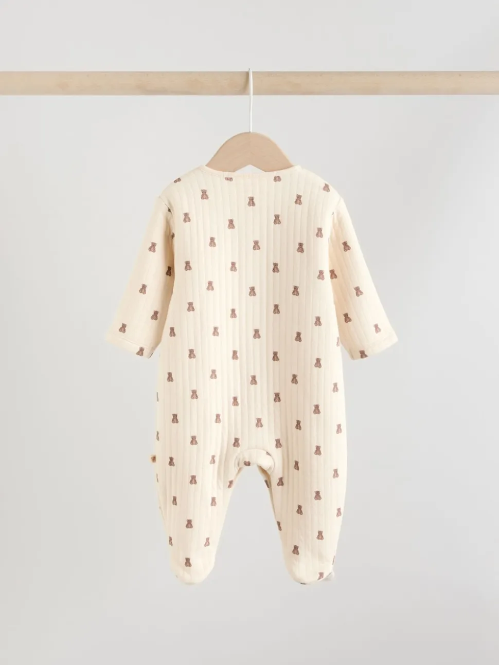 Marron - Lot de 2 dors-bien ours matelassés bébé