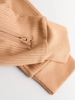 Marron - Lot de 3 dors-bien sans pieds zippés pour bébé (0mois3ans)