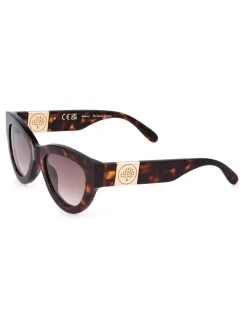Marron - Lunettes de soleil Mulberry Luna