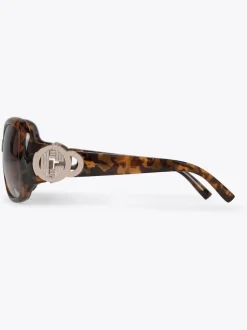 Marron - Lunettes de soleil Carvela oversize C